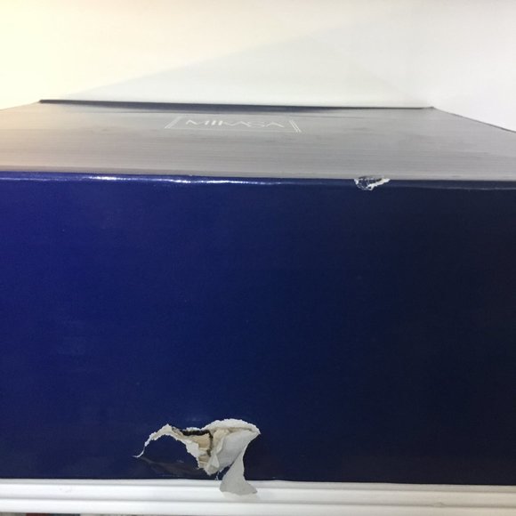 MIKASA Ambrose Bowl 12.75" NIB Leaf Design Party - Picture 12 of 13